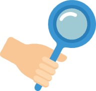 Magnifying glass illustration