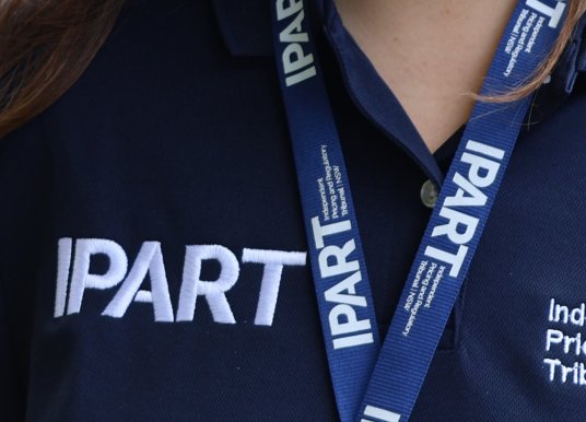 IPART team member, lanyard, logo